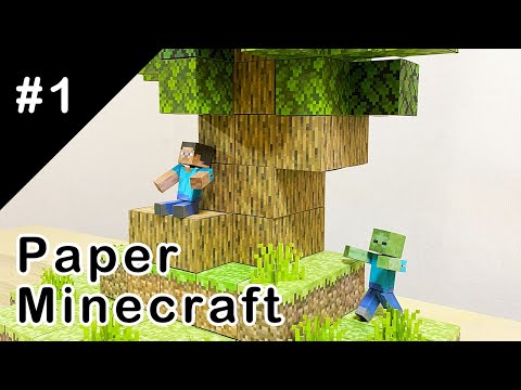 Magnetic Papercraft / Minecraft