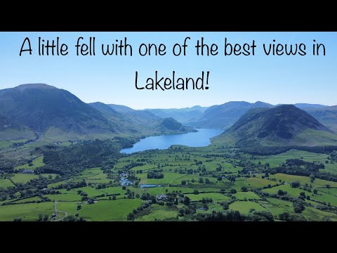 Small fell with one of the BEST views! Loweswater Low Fell Drone footage Lake District walk