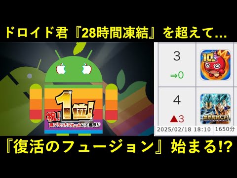 【ドッカンバトル】セルランバトル(俺はドロイド)　セルランバトル(おまえはアップル)　溶けあえば奇蹟のパワー