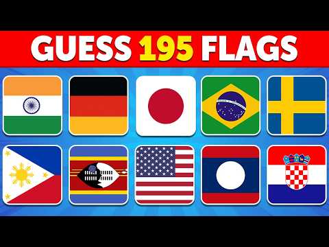 Guess All the 195 Flags of the World 🚩 | Guess the Country Flag Quiz 2025