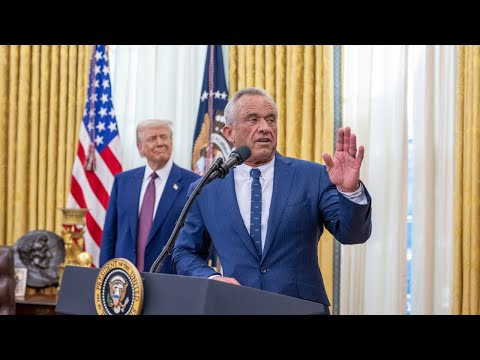 President Trump Participates in Swearing in Ceremony for the Secretary of Health and Human Services