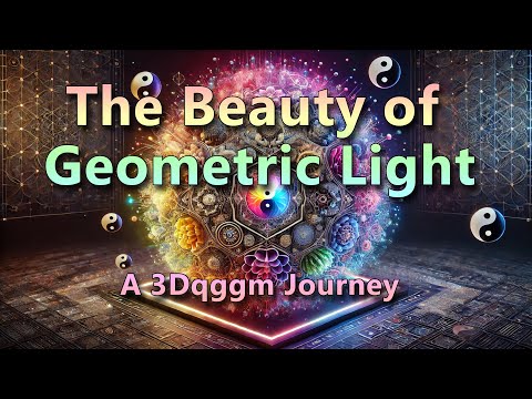 The Beauty of Geometric Light ● Full Animation Movie by Amitai Angor ●  A 3Dqggm Journey