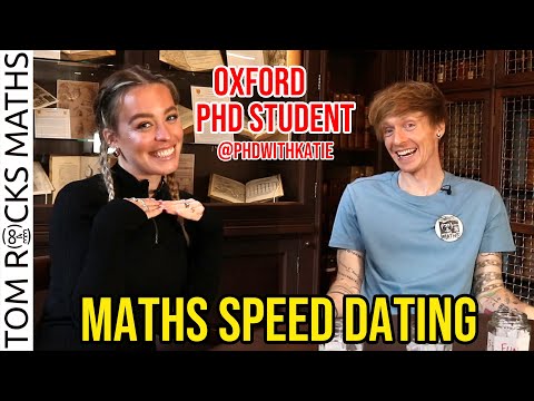 Maths Speed Dating @phdwithkatie - Oxford PhD Student