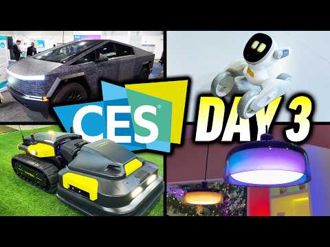 CES 2025 Day 3 - NEW AI Robotics & Tech you MUST See!