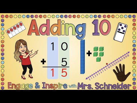 Adding Ten (to Single Digit Numbers)