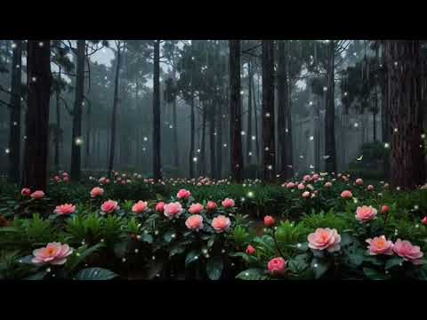 Rainy Melody & Soft Piano Peaceful Scenery