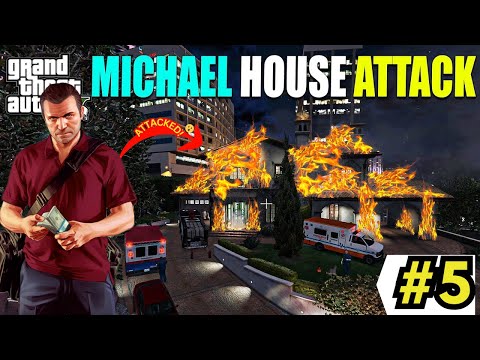 Micheal House Attack | MICHEAL FAMILY IN DANGEROUS ENVIRONMENT #5 EPISDOE | HINDI GAMEPLAY