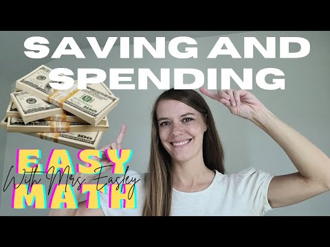 SAVING AND SPENDING [Advantages and Disadvantages] 4th Grade Math