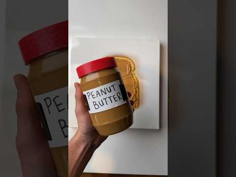 Turning peanut butter into art!