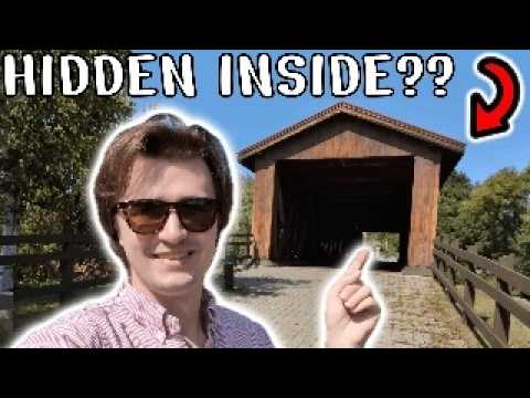 Geocaching in a 160 year old covered bridge! | GeoTrek