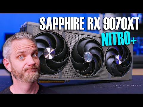 Sapphire 9070XT Nitro+ First Look... This design is just AWESOME!