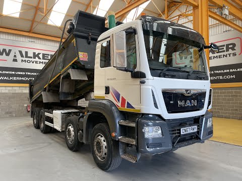 New In Stocklist For Sale: MAN TGS 35.420 *EURO 6* 8X4 STEEL TIPPER – 2017 – CN67 PWY