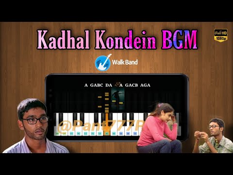 Kadhal Kondein BGM in Piano | Dhanush | Yuvan