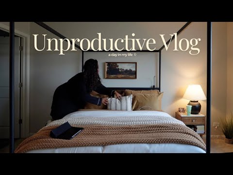 VLOG ♡ spend the day with me.. moving plans, forms of self care, + being unproductive