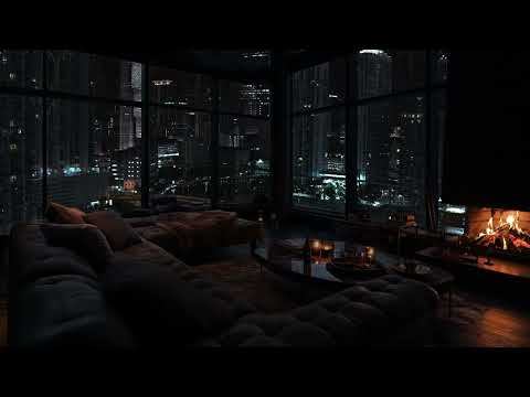 Relax your nights with rain sounds | Relief for insomnia in a warm, intimate space