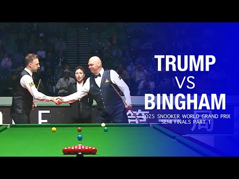 Judd Trump vs Stuart Bingham 2025 Snooker World Grand Prix Semi Finals Part 1