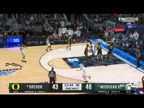 Jase Richardson leads MSU past Oregon 74-64 in Big Ten Tournament