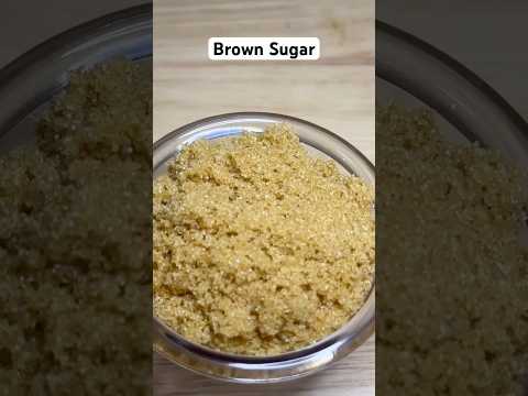 Easy homemade brown sugar! #shorts #easyrecipe #brownsugar #homemade #pantrystaples #baking