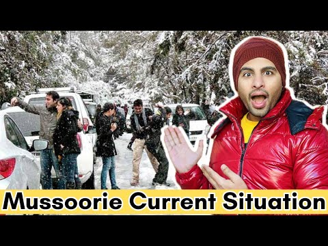 Mussoorie Current Situation | Mussoorie Latest video | Mussoorie Snowfall Update | Thakur Saurav