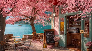 Poetic Coffee Ambience by the Lake - Cozy Spring Jazz for Studying, Working & Focusing