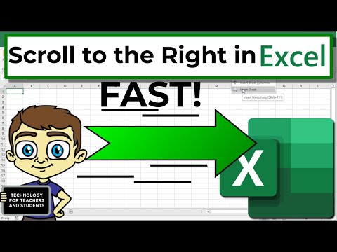 Quickly Scroll to the Right in Your Excel Spreadsheets