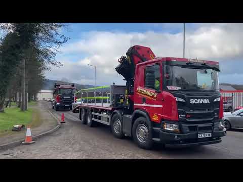 Tom Prichard Contracting Scania XT vehicles supplied by Keltruck