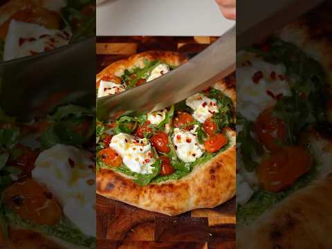 Burrata Caprese Pizza #shorts