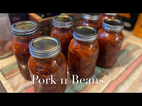 Pork n Beans | Pressure Canning Red Beans with Bacon & Tomato Sauce | 7 Quarts