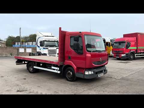 **FOR SALE** 2010 Renault Midlum 180.08 7.5T Flat Bed Truck - Dixon Commercial Exports Ltd