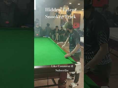 Snooker Amazing Exhibition Trick 🤷| Snooker Hidden Talent 🫥 | Best Snooker Trick #snooker #amazing