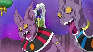 Lord Beerus and Champa reaction after seeing Grand Zeno, The Omni King of the Multiverse