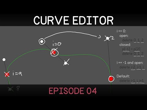 [Unity] 2D Curve Editor (E04: inserting and deleting points)