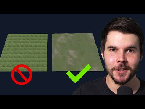 How to Tile a Texture Without Repetition - Blender Tutorial