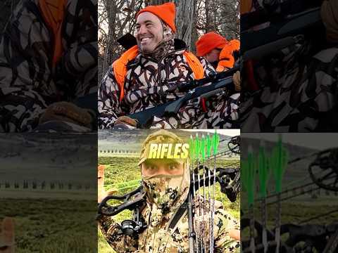 Joe Rogan Compares Rifle vs Bow Hunting #shortsfeed #joerogan #jre