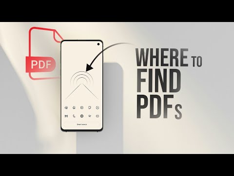 Where to Find PDF Files on Android (tutorial)