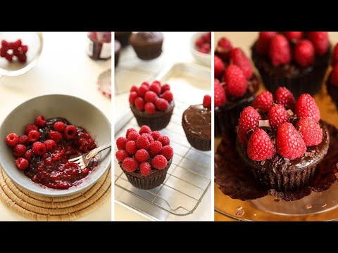 Chocolate Raspberry Cupcakes