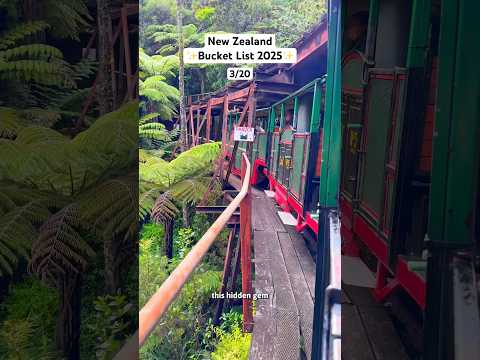 New Zealand Hidden Gem: Mountain Railway! 🚂 things to do in New Zealand #nz #newzealand #nztravel