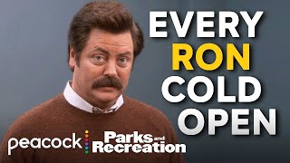 Every Ron Swanson Cold Open | Parks and Recreation