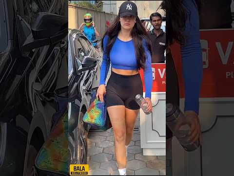 Hardik Pandya's Ex Wife Natasha Stankovic Spotted Post Workout #natashastankovic #shortsvideo