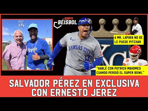 SALVADOR PÉREZ, EXCLUSIVA con ERNESTO JEREZ. Capitán de Kansas City no se calla nada | ESPN Beisbol