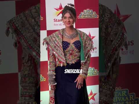 Pranali Rathod at Star parivaar awards