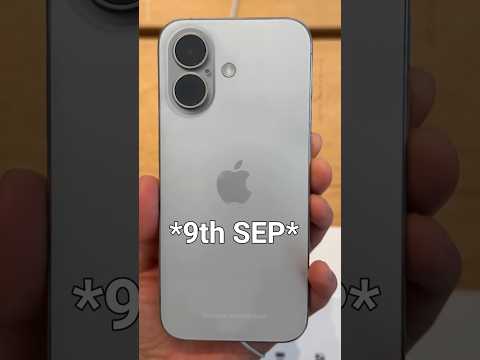 iPhone 16 *India* Launch Date! #shorts #youtubeshorts