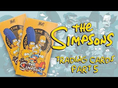 The Simpsons trading cards - the final boxes!