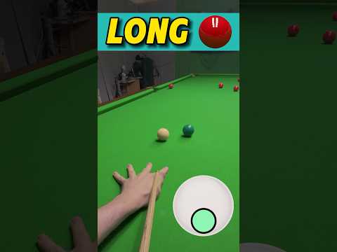 Snooker Long Pots 🔴 DJI Headcam POV