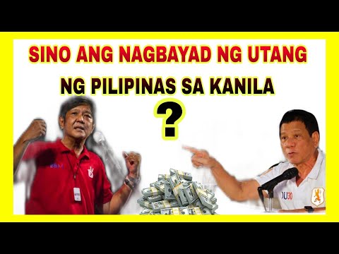 SINO ANG NAGBAYAD NG UTANG SA PILIPINAS SA KANILANG DALAWA ?