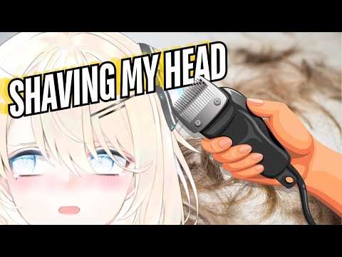 SHAVING MY HEAD BALD FOR 10K! (real) (not clickbait) 【thank you for 10k subs!】