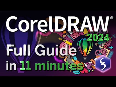 CorelDRAW - Tutorial for Beginners in 11 MINUTES!  [ UPDATED ]