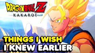 Things I Wish I Knew Earlier In Dragon Ball Z Kakarot (Tips & Tricks)