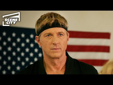 Johnny Teaches the Class a Harsh Lesson | Cobra Kai (William Zabka, Gianni DeCenzo)