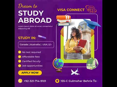 🎓🌍 Study in Canada, Europe, the UK, or the USA with Visa Connect! #visaconnect #visajourney #travel